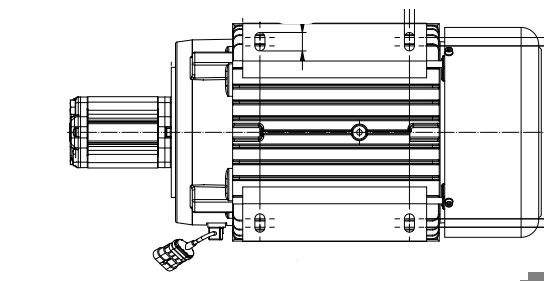 Motorpumpeenhed med ventilator