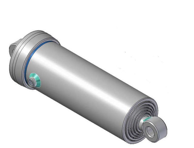 Teleskopcylinder øje-øje