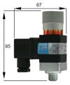 Pressostat justerbar 1/4