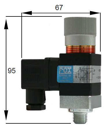 Pressostat justerbar 1/4