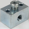 Smøreblok 1 linie T- boring 10x1