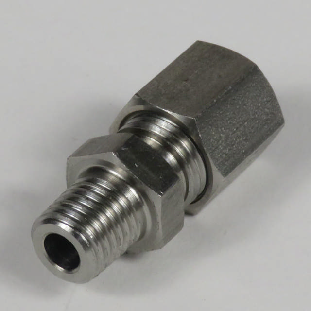 Forskruning lige Rustfri 8x1 mm for 6