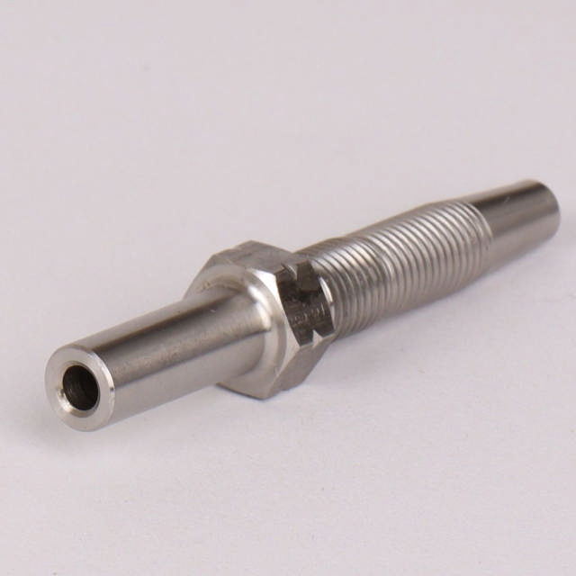 Slangestuds 8mm stor Rustfri