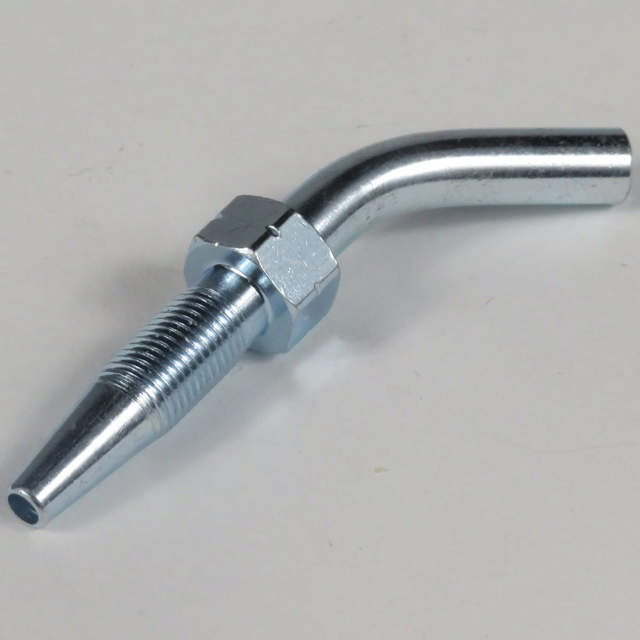 Slangestuds 45° H=24 MM kort