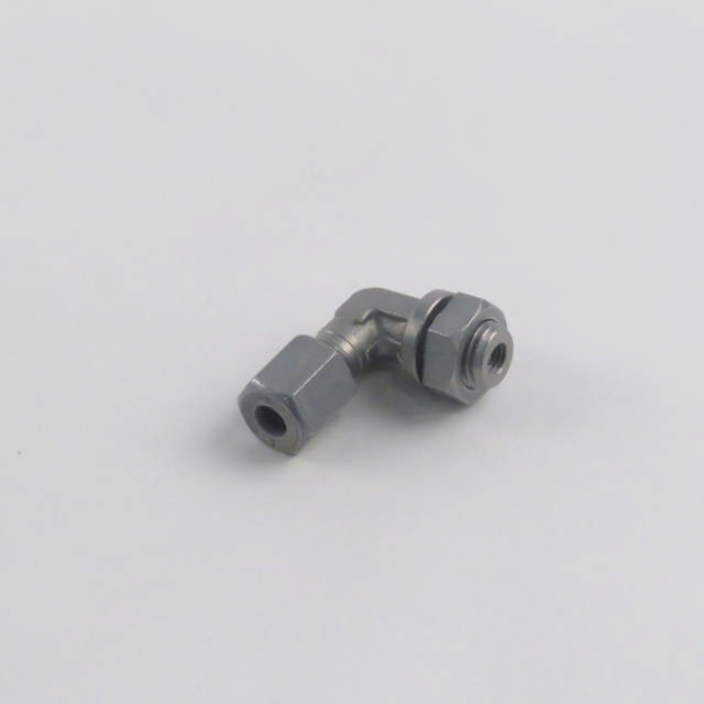 Skotgennemføring Vinkel L6 - M6x1 muf