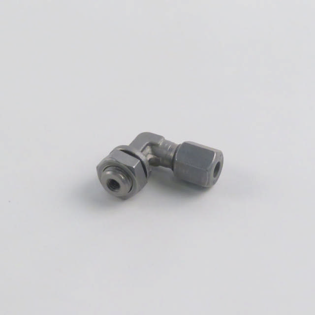 Skotgennemføring Vinkel L6 - M6x1 muf
