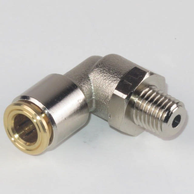 Lynfitting drejeled 8x1 for 6 mm slange