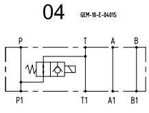 Cetop 5 Bypass ventil