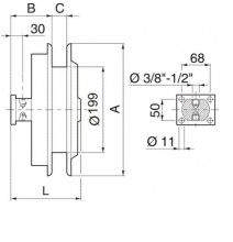 2-vejs slangerulle RL - u. slange