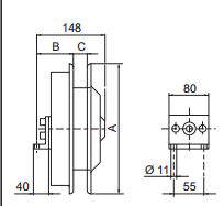 1-vejs slangerulle FC - u. slange