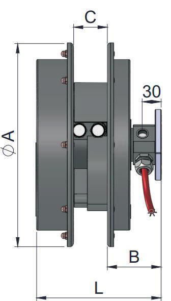 3-vejs el-slangerulle med slange