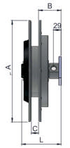 1-vejs slangerulle FM - u. slange