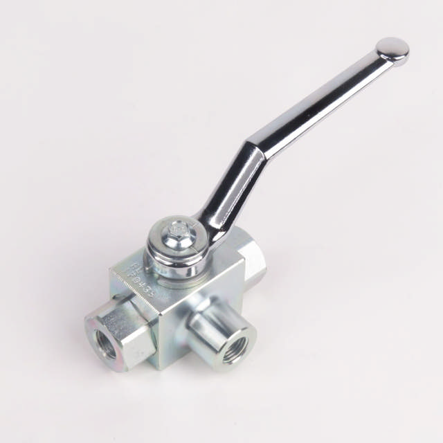 Højtryk kuglehane 3-vejs 1/4