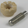 Gevindbolt 6x20 mm inkl. keramikring