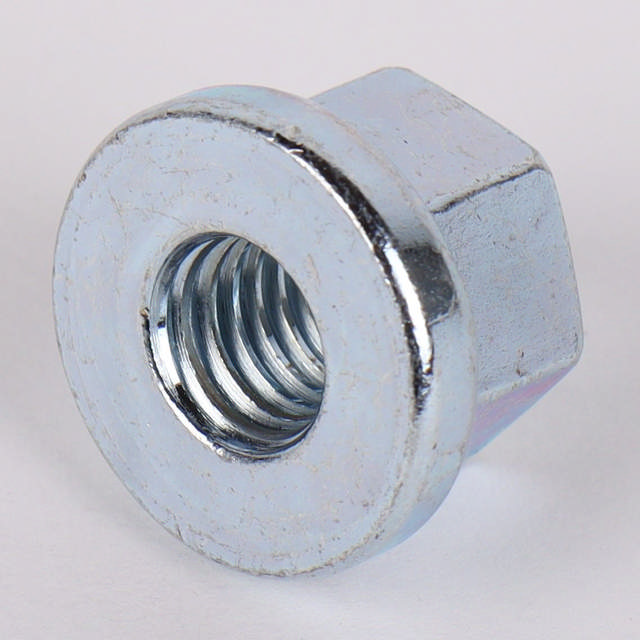 Møtrik M8 høj model med flange