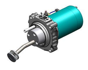 Motorpump enhed 24V 3000W 3,1 cc