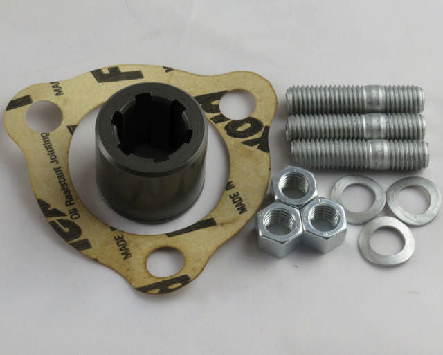 Adaptor dob pumpe 6 tands L=30 (ISO 14)