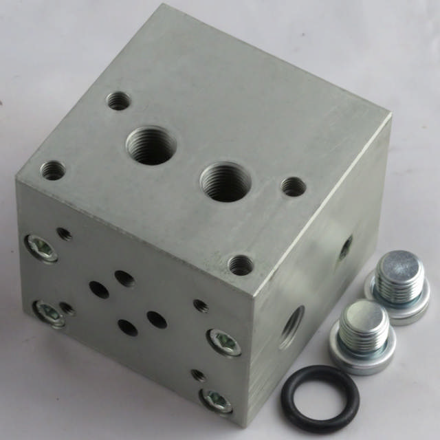 Monteringsblok for 1 eller flere cetop 3