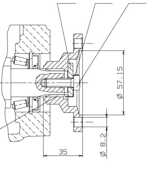 Kardanflange PTO ISO14 - 1120