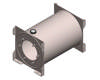 Ståltank hoisontal 30L (Ral 7021)