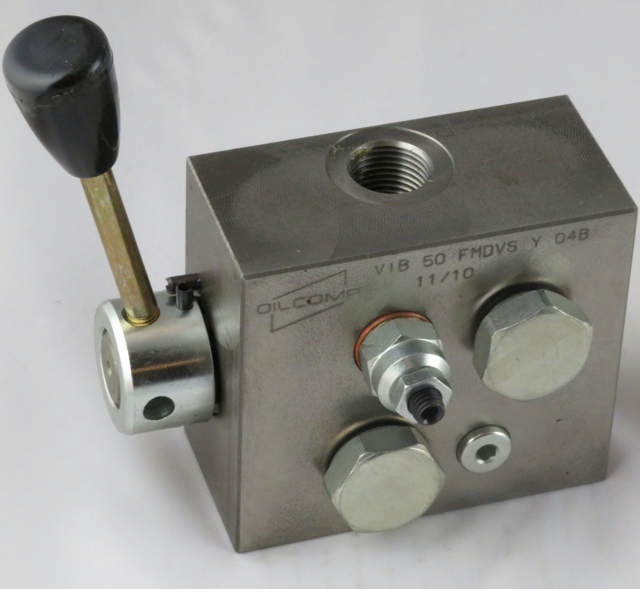 Vendeventil for motor m. overtryksventil