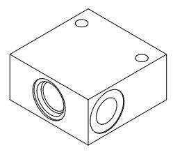 Ventilblok Alu 3/4