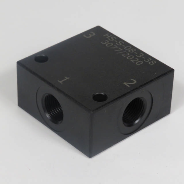 Ventilblok Stål 3/8