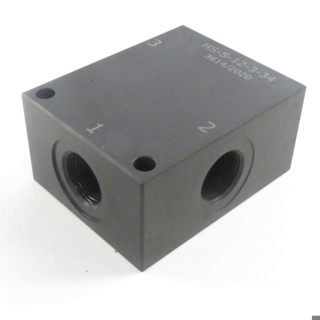 Ventilblok Stål 3/4