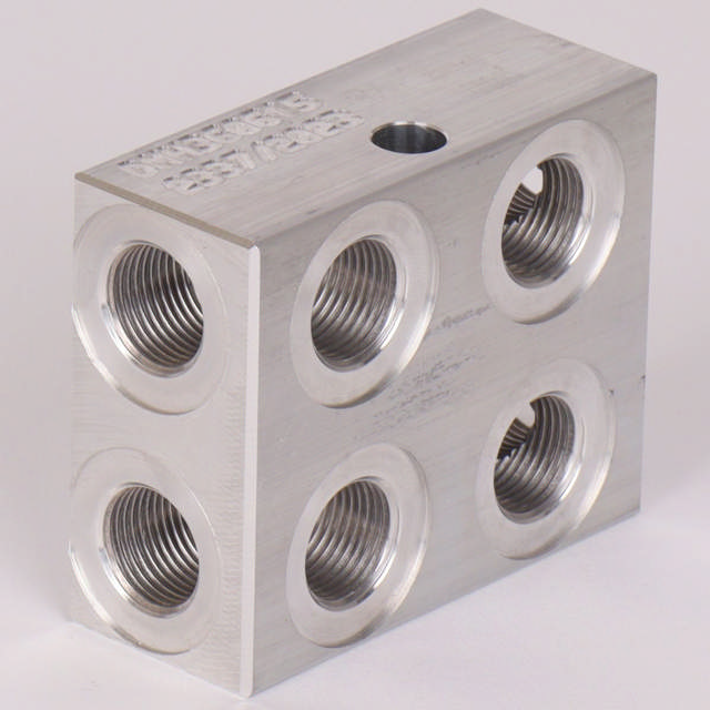 Samleblok - raw aluminium