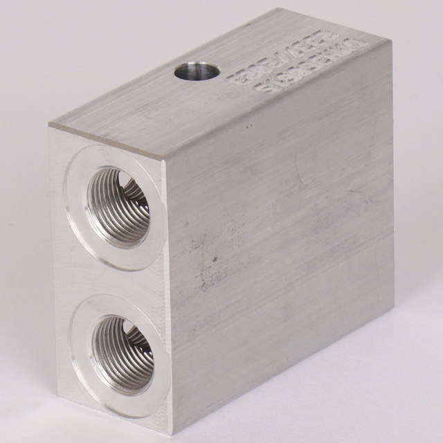 Samleblok - raw aluminium