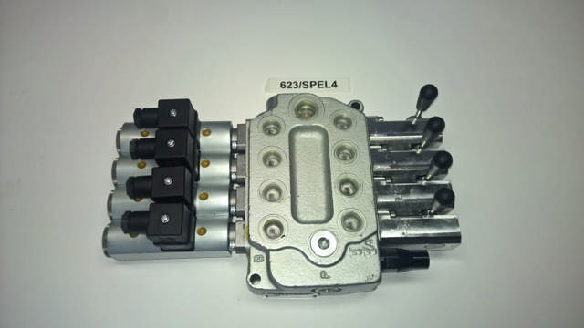 Styreventil monoblock 4 sekt.