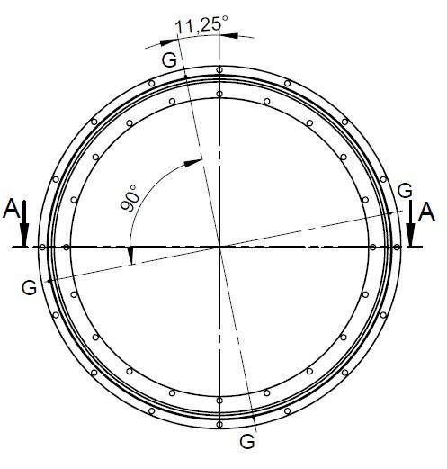 Drejekrans uden tænder