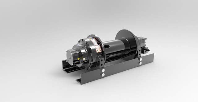 Hydraulisk trækspil m. manuel kobling