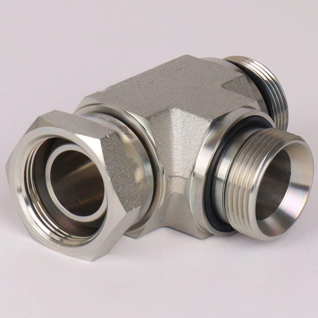 T-stykke omløber på side og 2x udv. gev.