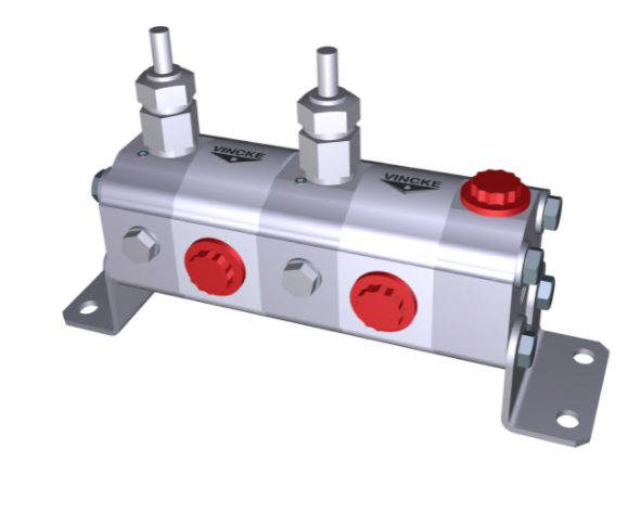 Tandhjulsflowdivider 2x14ccm