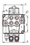 Styreventil monoblock 1 sekt.
