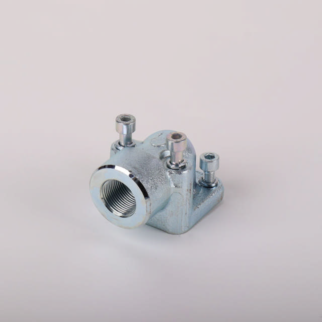 Portflange-vinkel stål 2xm8x25 + 2xm8x60