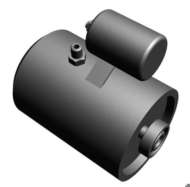 El-motor 12V dc  2,1 KW højre