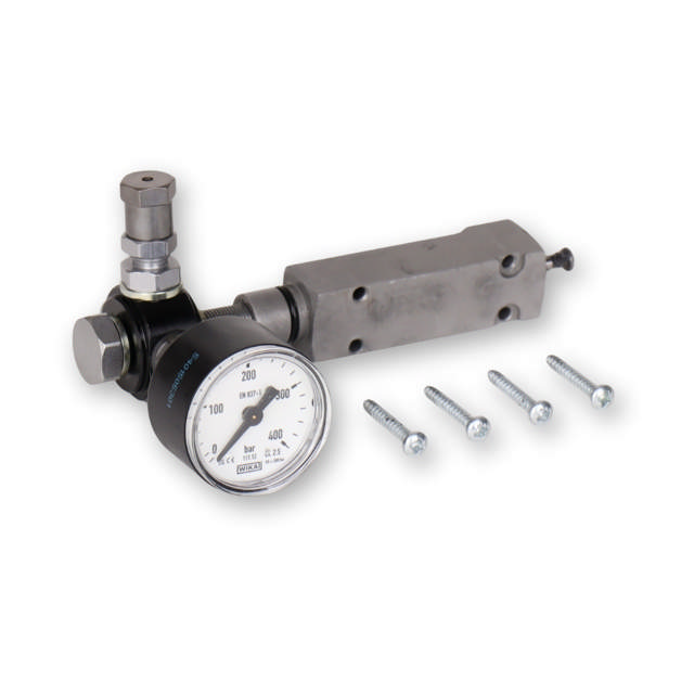 Pumpeelement m. manometer