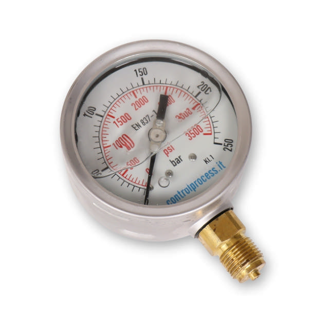 Manometer 0-250 bar Ø100 G1/2
