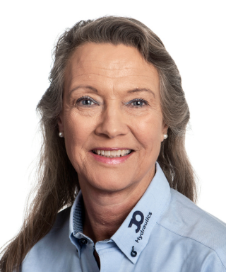 Helle Kvist Pedersen, salgsbackup for centralsm&oslash;ring hos JO Hydraulics