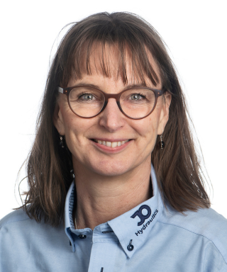 Malene Barnney Str&oslash;mkj&aelig;r, &oslash;konomimedarbejder hos JO Hydraulics