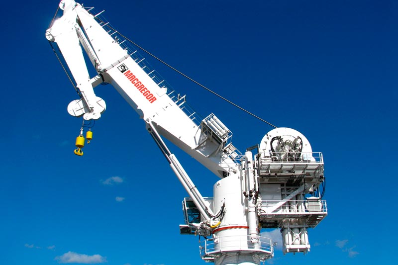 TGB komponenter til offshore-kraner og marine installationer